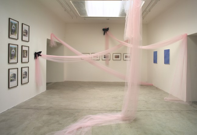 Installation view of works by Karen Kilimnik