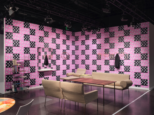 Installation view, Franz West, Furniture Works, Galerie Eva Presenhuber, Design Miami, Basel, 2024