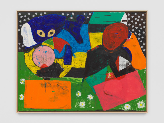 Creature

2025

Oil on canvas

Image 129.5 x 167.5 cm / 51 x 66 in

Frame 134.5 x 172.5 x 6 cm / 53 x 68 x 2 3/8 in

&amp;copy; Joe Bradley