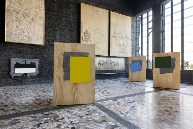 Installation view, Wyatt Kahn, Fantasmas, Museo Anahuacalli, Mexico City, 2024