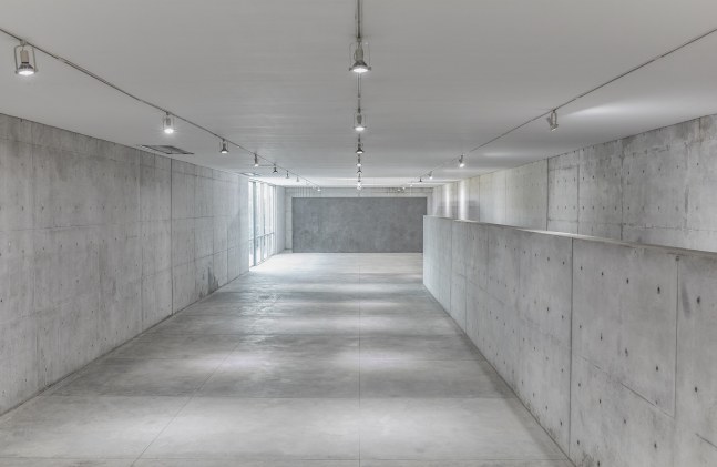 Installation view of work by Ugo Rondinone