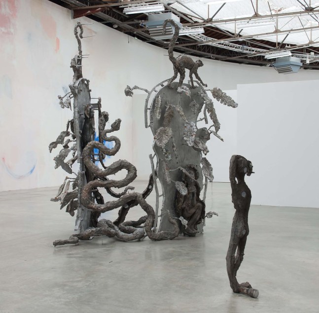 Installation view of sculptures by Jean-Marie Appriou