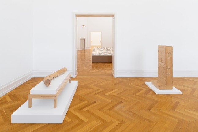 Installation view of works by Jean-Frédéric Schnyder