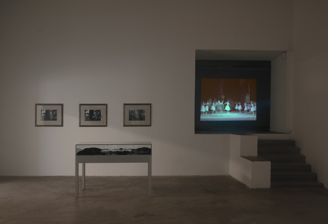 Installation view of works by Karen Kilimnik