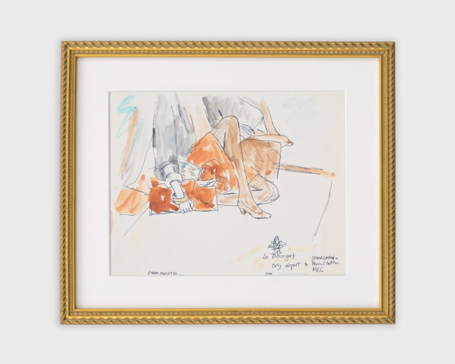 Drawing by Karen Kilimnik