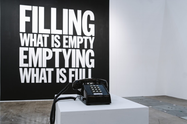 Installation view, John Giorno, Dial-A-Poem, Art Busan, Busan, 2024