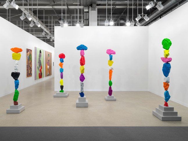 Installation view, Galerie Eva Presenhuber, Art Basel 2025, Basel, 2025