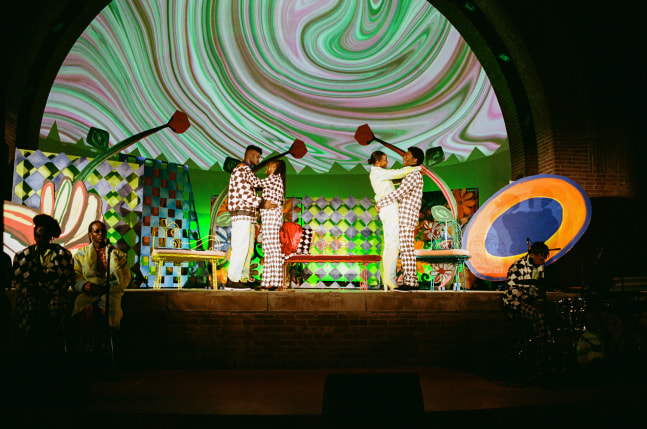 installation view of performance