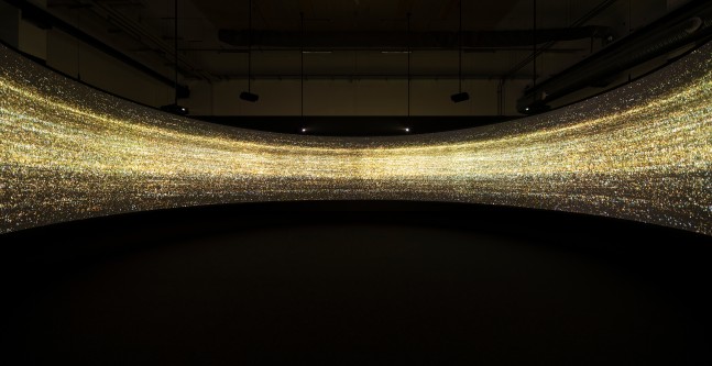 Installation view of Works by Doug Aitken