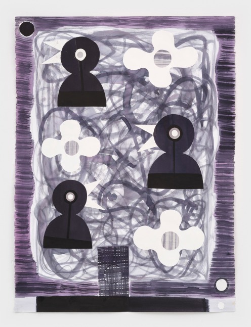 Telephone.

2023

Ink, cut paper on paper

Sheet 76 x 56.5 cm / 30 x 22 1/4 in

Frame 89.5 x 70.5 x 3.5 cm / 35 1/4 x 27 3/4 x 1 3/8 in

&amp;copy; Austin Eddy