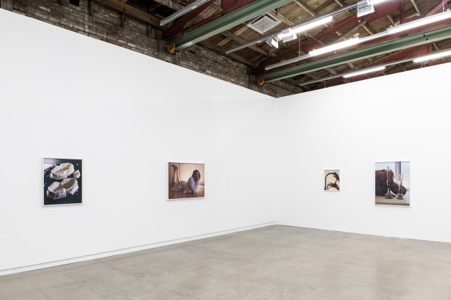 Installation view of photographies by Torbjørn Rødland