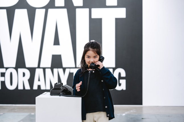 Installation view, John Giorno, Dial-A-Poem, Art Busan, Busan, 2024