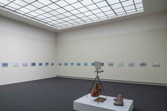 Installation view of works by Ferdinand Hodler and Jean-Frédéric Schnyder