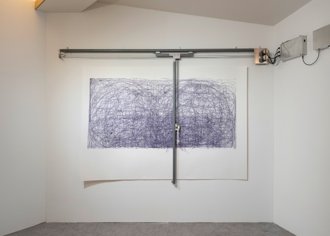 Installation view, Angela Bulloch, Drawing Machine, 15th Gwangju Biennale, Gwangju, 2024