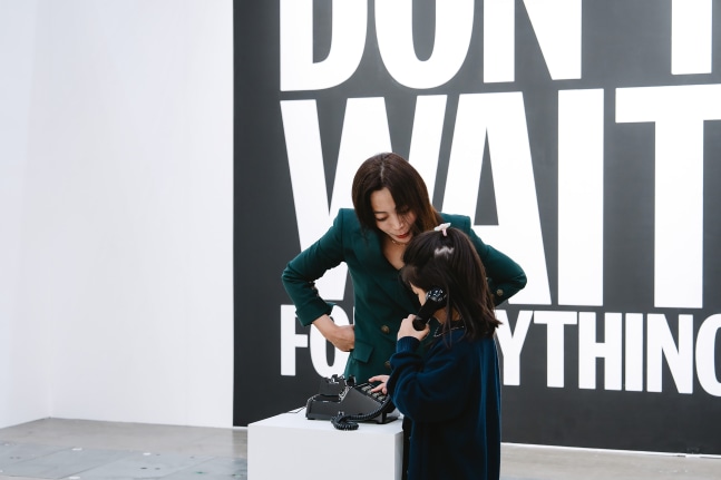 Installation view, John Giorno, Dial-A-Poem, Art Busan, Busan, 2024
