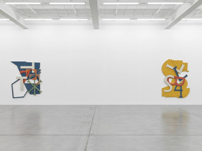 Installation view, Wyatt Kahn, Signs, Galerie Eva Presenhuber, Maag Areal, Zurich, 2024