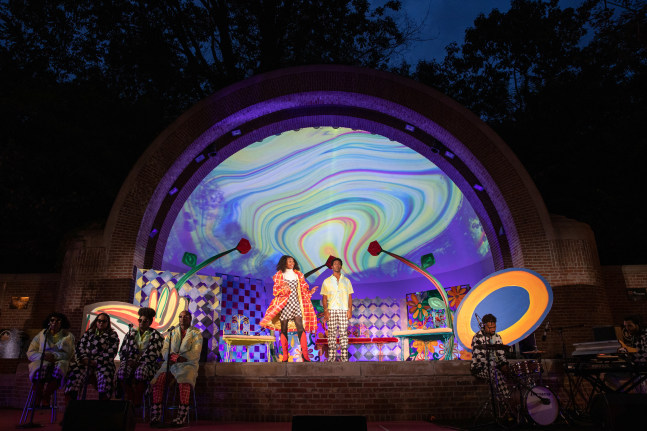 installation view of performance