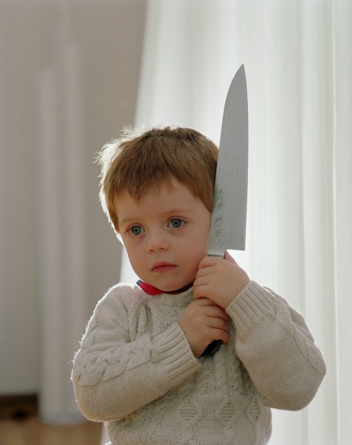 Boy with Japanese Knife

2019-23

Chromogenic print on Kodak Endura paper

Image 57 x 45 cm / 22 1/2 x 17 3/4 in

Frame 58.5 x 46.5 cm / 23 x 18 1/4 in

&amp;copy; Torbj&amp;oslash;rn R&amp;oslash;dland