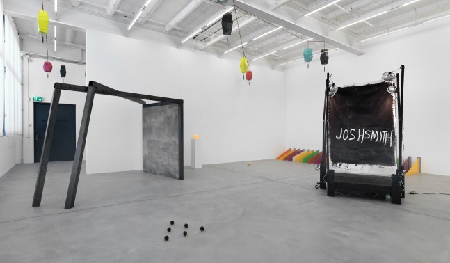 Installation view of group sculpture exhibition