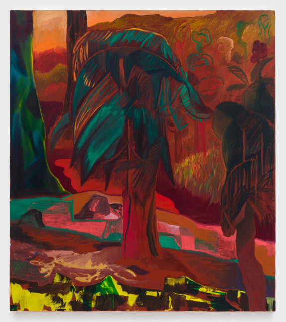 Painting by Shara Hughes