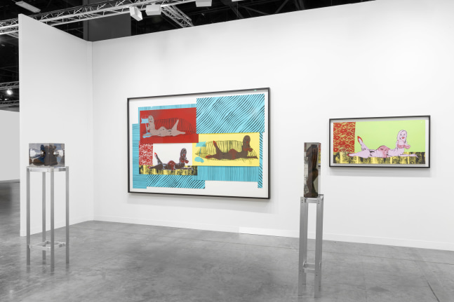 Installation views, Galerie Eva Presenhuber, Art Basel Miami Beach 2023, Miami Beach, 2023