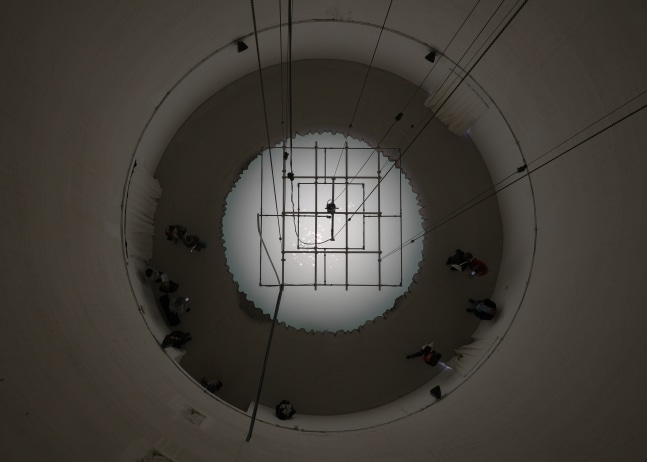 Installation view of Works by Doug Aitken