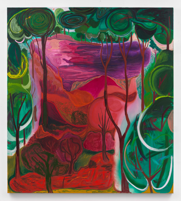 Landscape painting by Shara Hughes