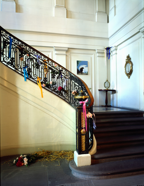 Installation view of works by Karen Kilimnik