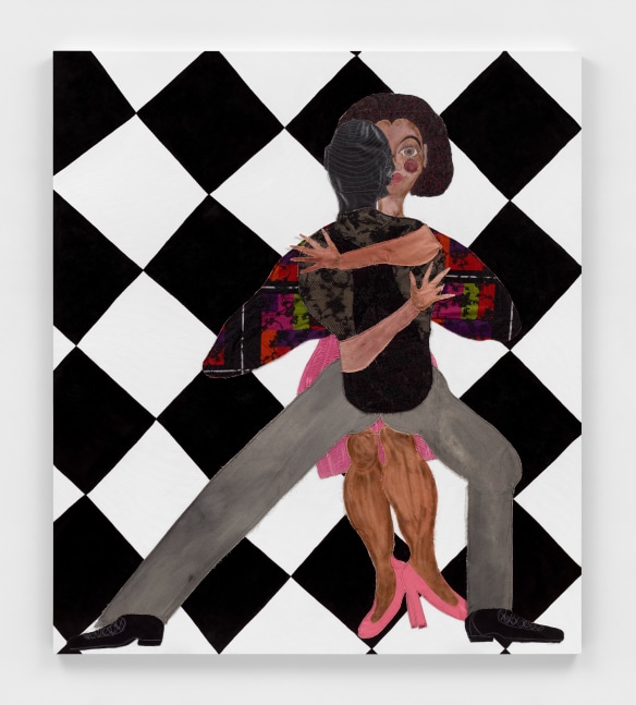 Work by Tschabalala Self