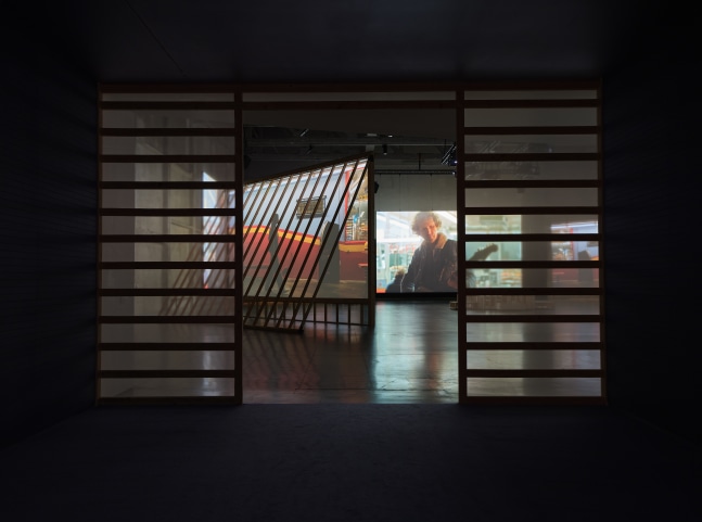 Installation view, Doug Aitken, Lightscape, Marciano Art Foundation, Los Angeles, 2024