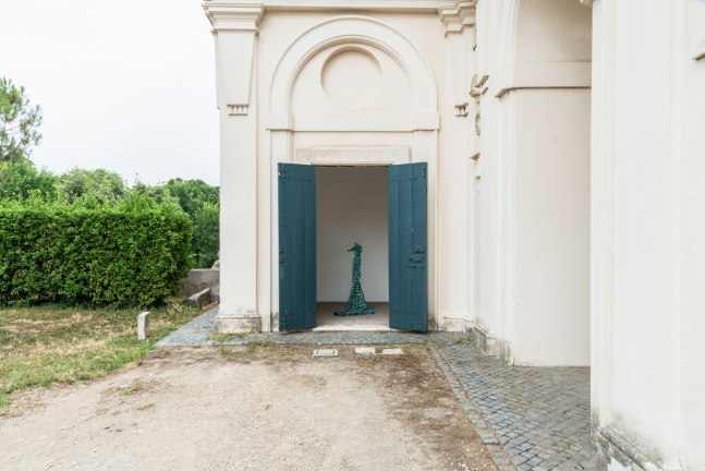 Installation view of sculpture by Jean-Marie Appriou
