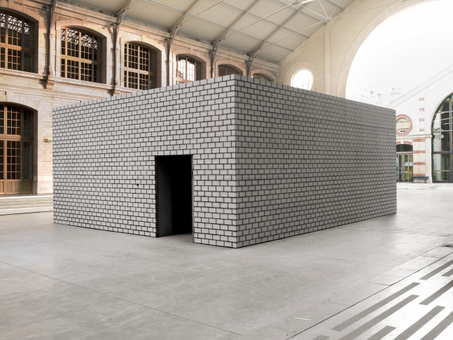 Installation view of installation by Ugo Rondinone