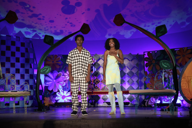 installation view of performance