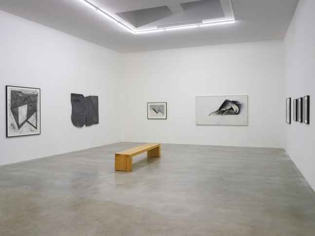 Installation view of works by various artists