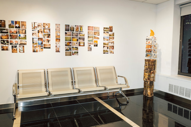 Installation view, Lucas Blalock, Souvenir Cinema, Swiss Consulate, New York, 2025