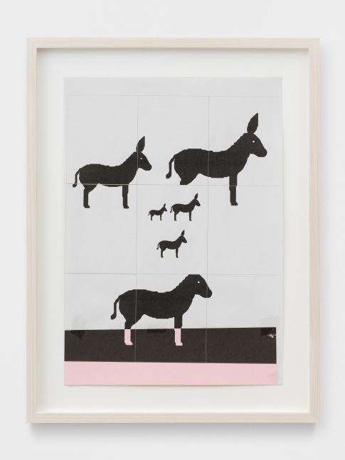 A SIMPLE FRIEND (17)
2020
Photocopy on colored paper, transparent tape
Sheet 29.5 x 21 cm / 11 3/4 x 8 1/4 inches
Frame 37 x 28 x 3 cm / 14 1/2 x 11 x 1 1/8 inches
CARRO47420