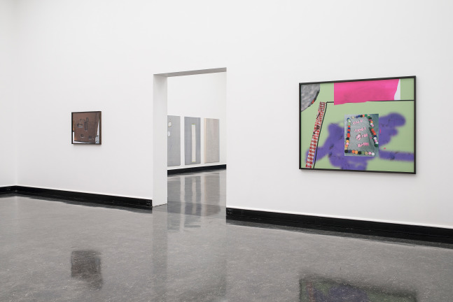 Installation view of Works by Lucas Blalock