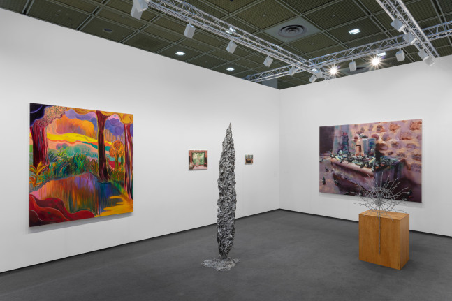 installation view of artworks by different artists at Frieze Seoul