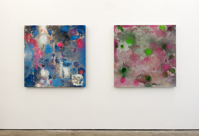 Installation view, Oscar Tuazon, Words for Water, FJK3, Vienna, 2024