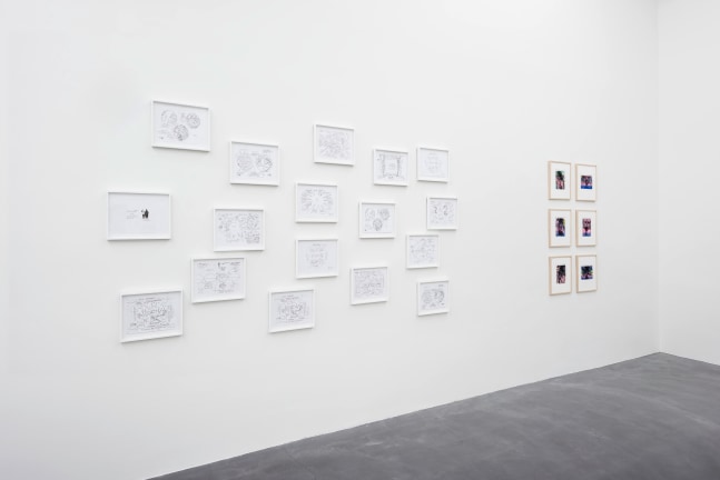 Installation view, Works on Paper, Galerie Eva Presenhuber, L&amp;ouml;wenbr&amp;auml;u Areal, Zurich, 2015