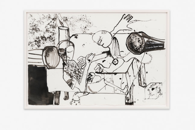 Untitled

2025

Ink on paper

Sheet 102 x 154 cm / 40 1/8 x 60 5/8 in

Frame 111 x 163 x 4 cm / 43 3/4 x 64 1/8 x 1 5/8 in

&amp;copy; Tobias Pils