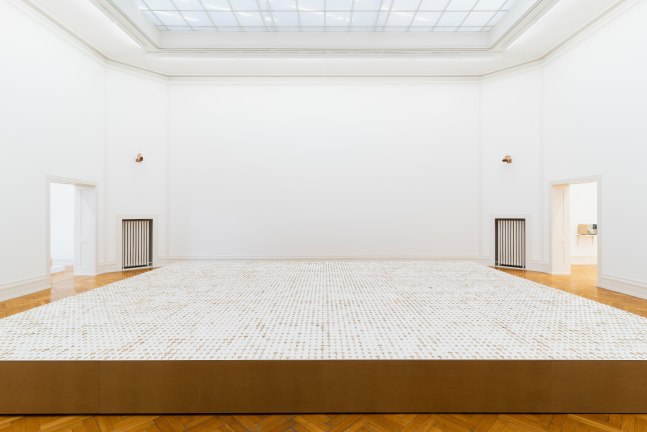 Installation view of works by Jean-Frédéric Schnyder