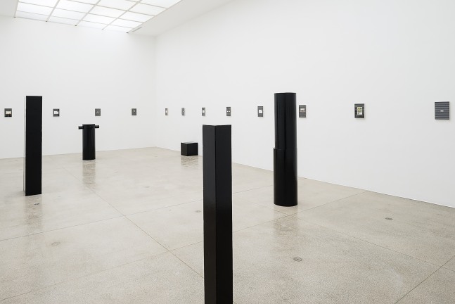 Installation view of various works by different artists