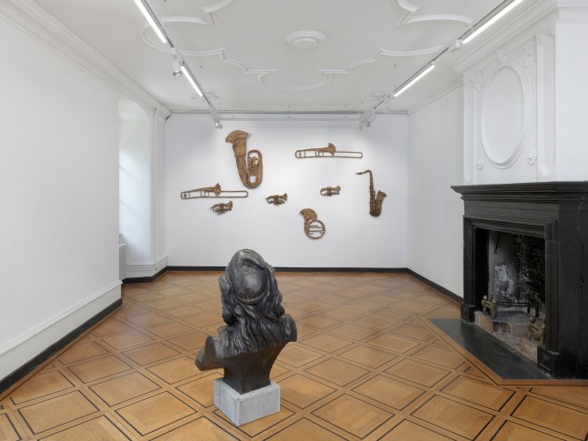 Installation views, Valentin Carron, Learning from Martigny, Le Manoir de la Ville de Martigny, 2024