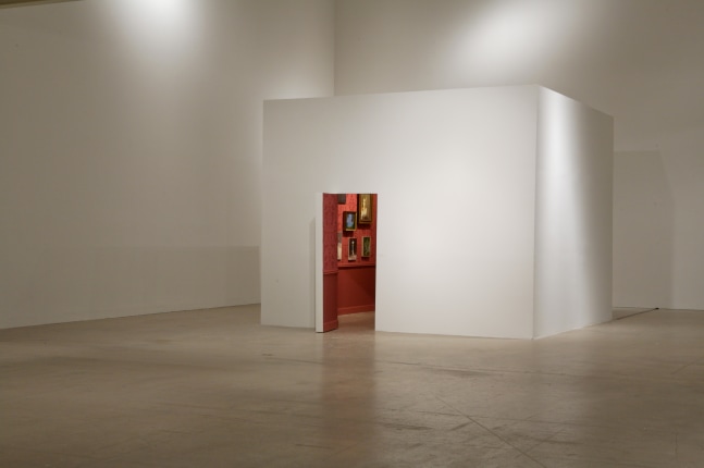 Installation view, Karen Kilimnik, ICA, Philadelphia, 2007