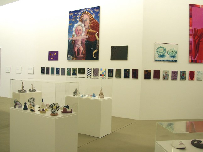 Installation view of works by Jean-Frédéric Schnyder