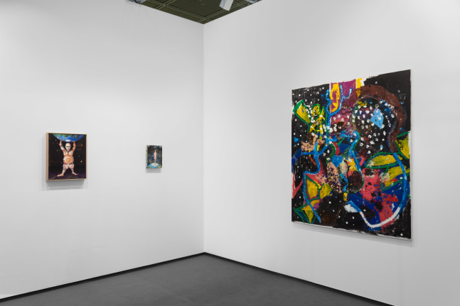 installation view of artworks by different artists at Frieze Seoul