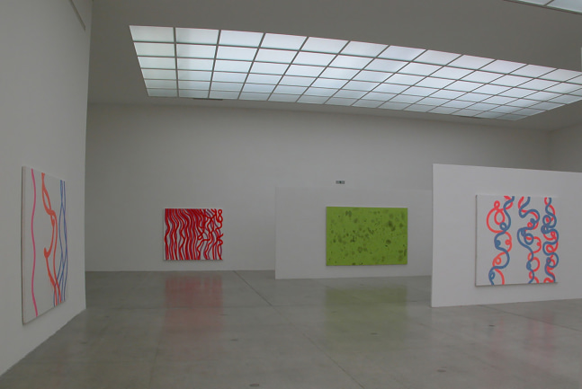 Installation view, Sue Williams, Art for the Institution and the Home, Secession, Vienna, 2002-03