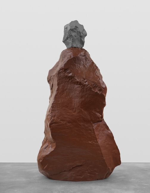 GRAY BROWN NUN  2019 Painted bronze  294 x 100 x 157 cm / 115 3/4 x 39 3/8 x 61 3/4 inches