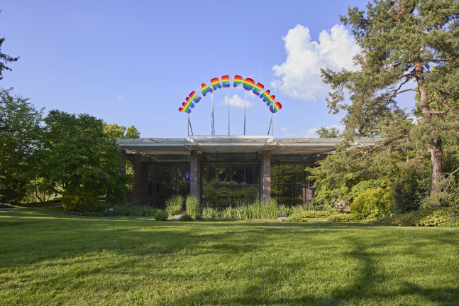 Installation view, Ugo Rondinone, we are poems, Fondation Beyeler, Riehen, 2025